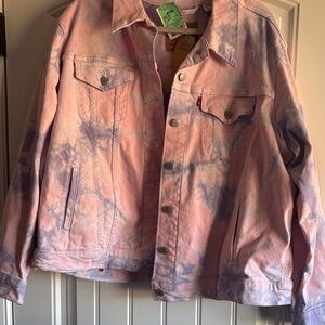 Levi's Women's Pastel Tie-Dye Jean Jacket